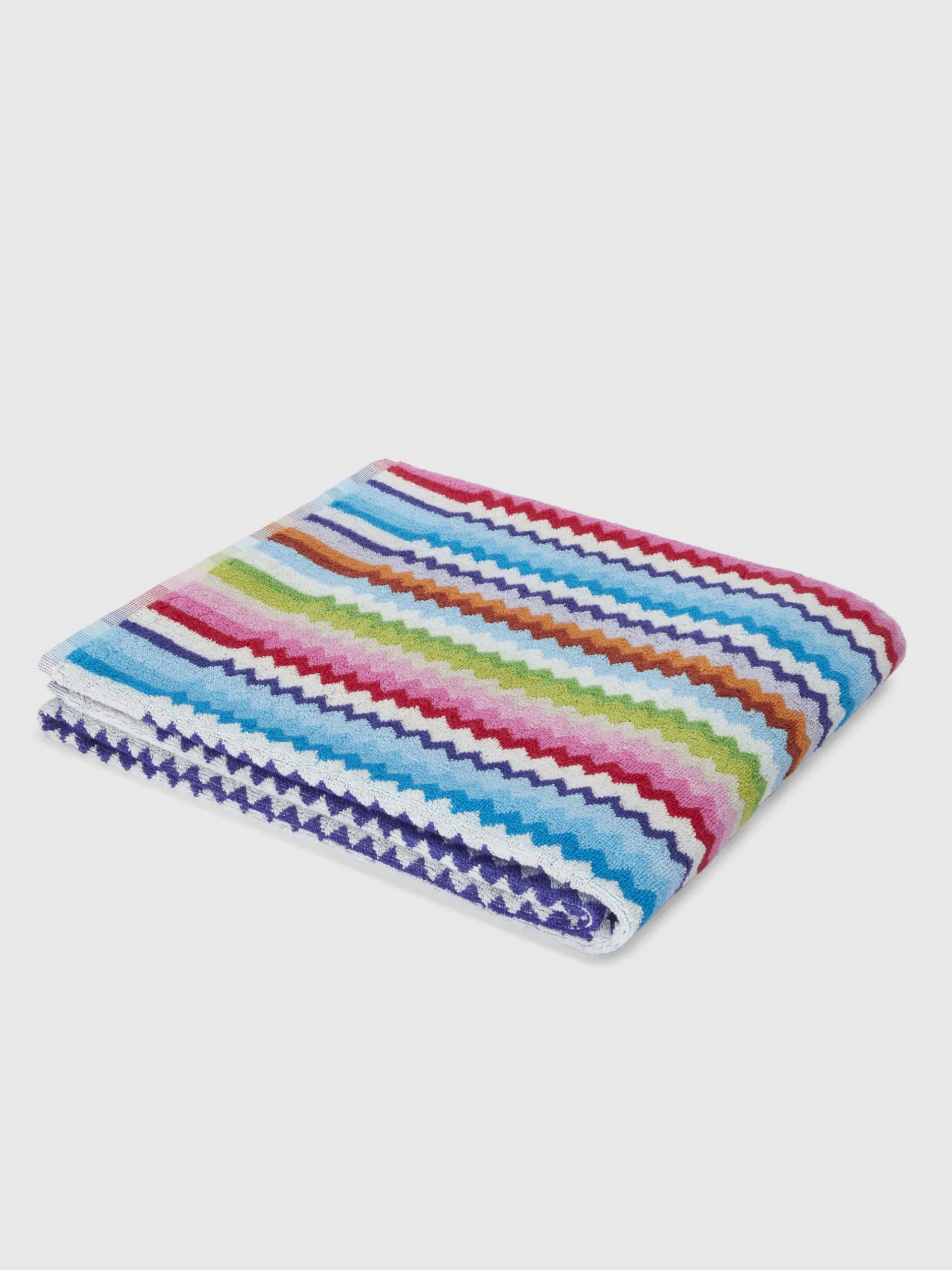 Bath towel 150x100 cm Zig zag cotton terry Riverbero