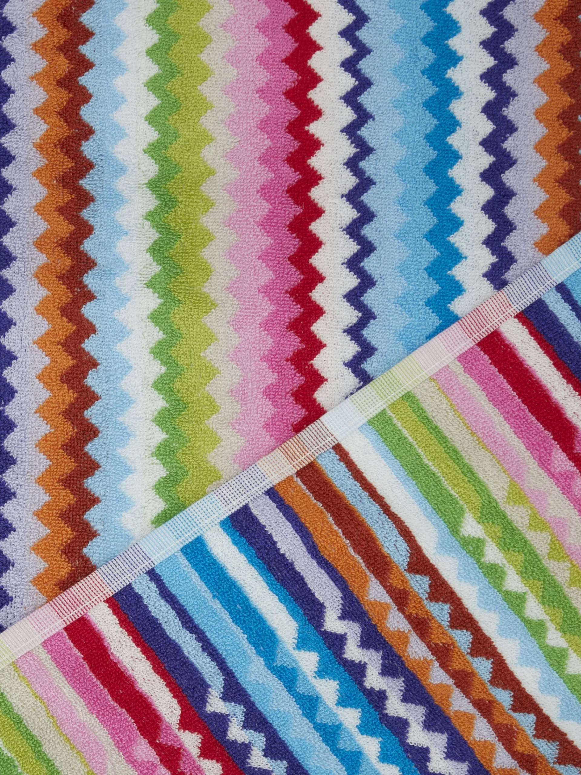 Bath towel 150x100 cm Zig zag cotton terry Riverbero