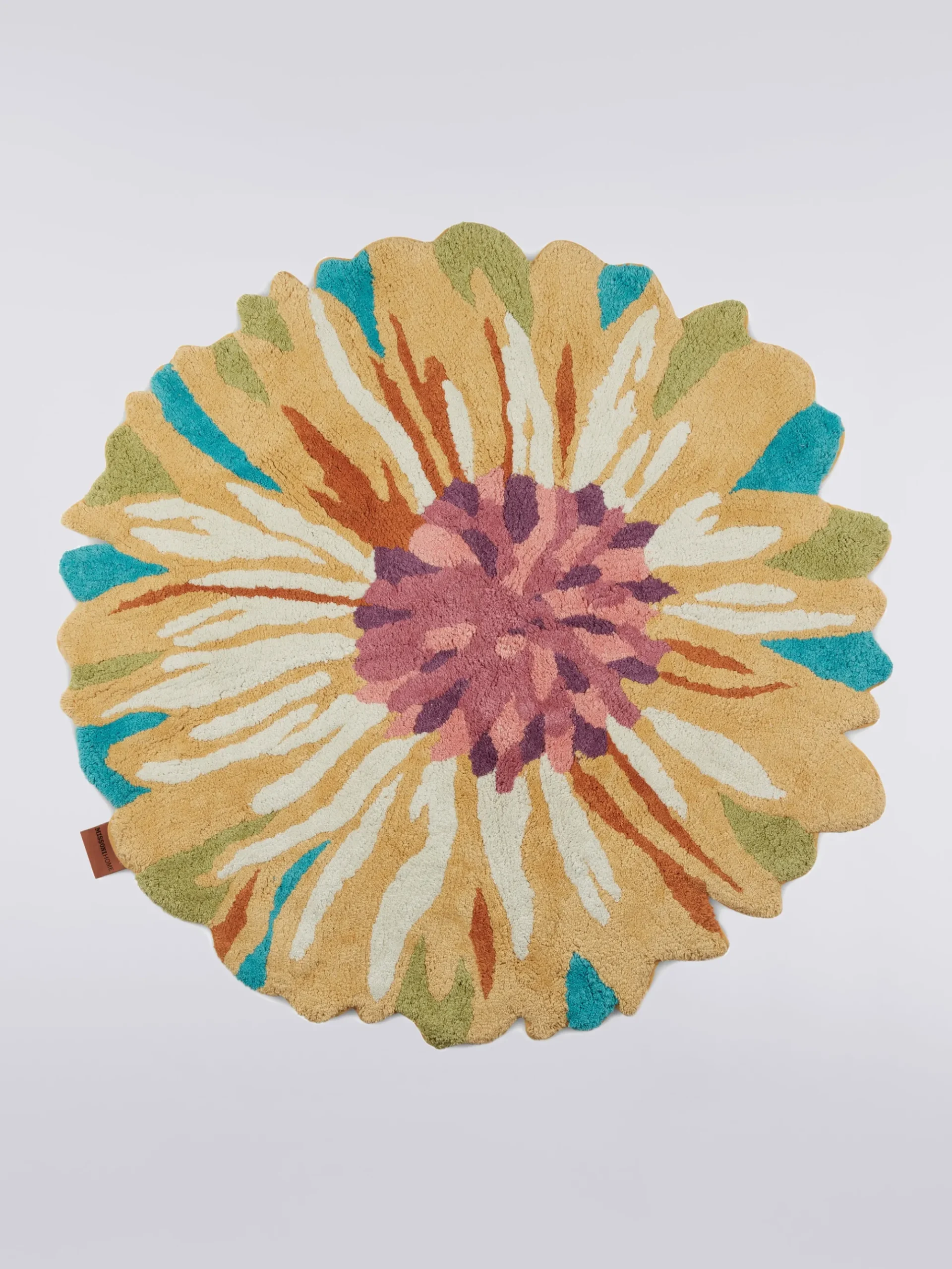 Blandine floral bath mat 80 cm