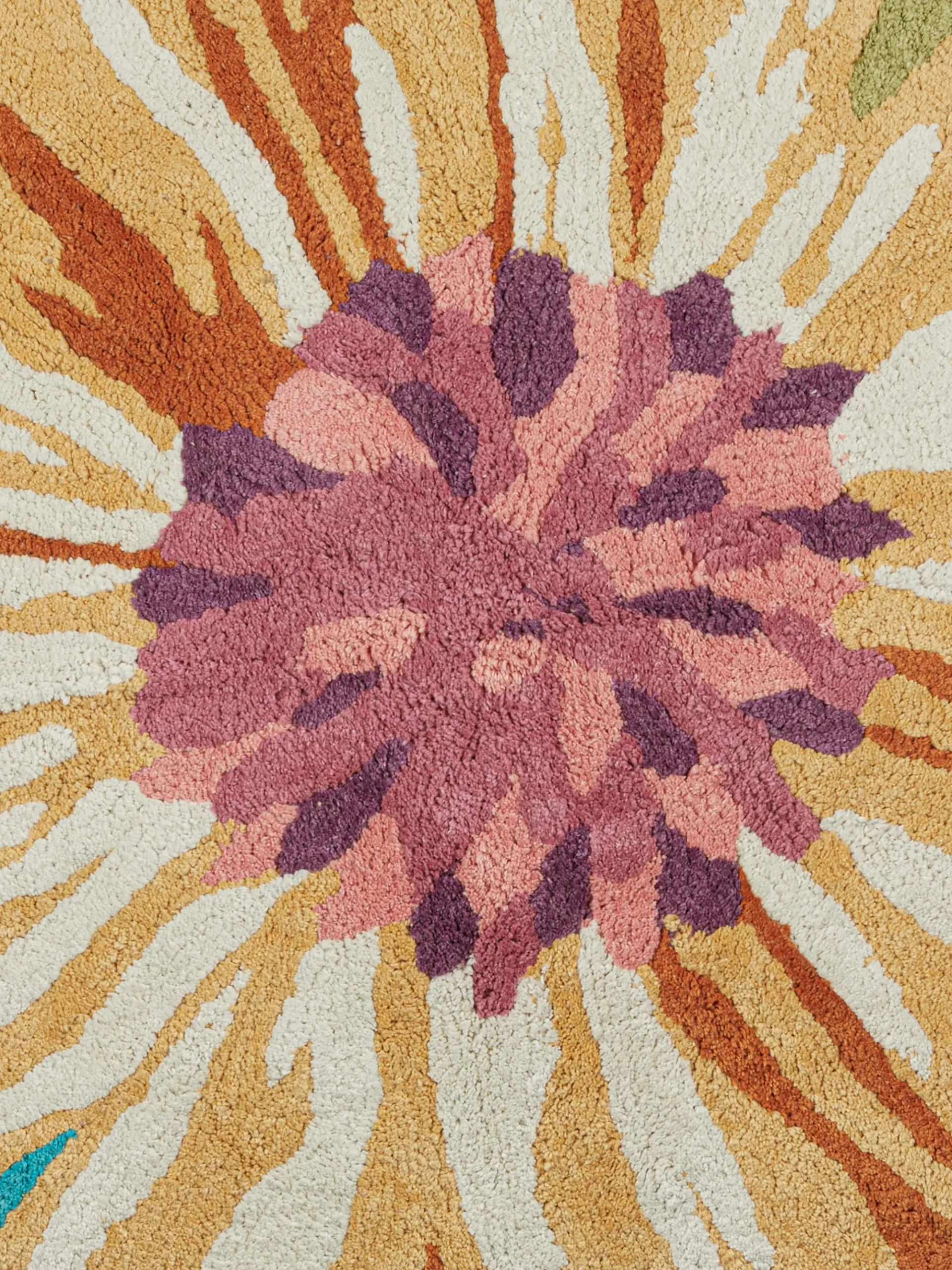 Blandine floral bath mat 80 cm