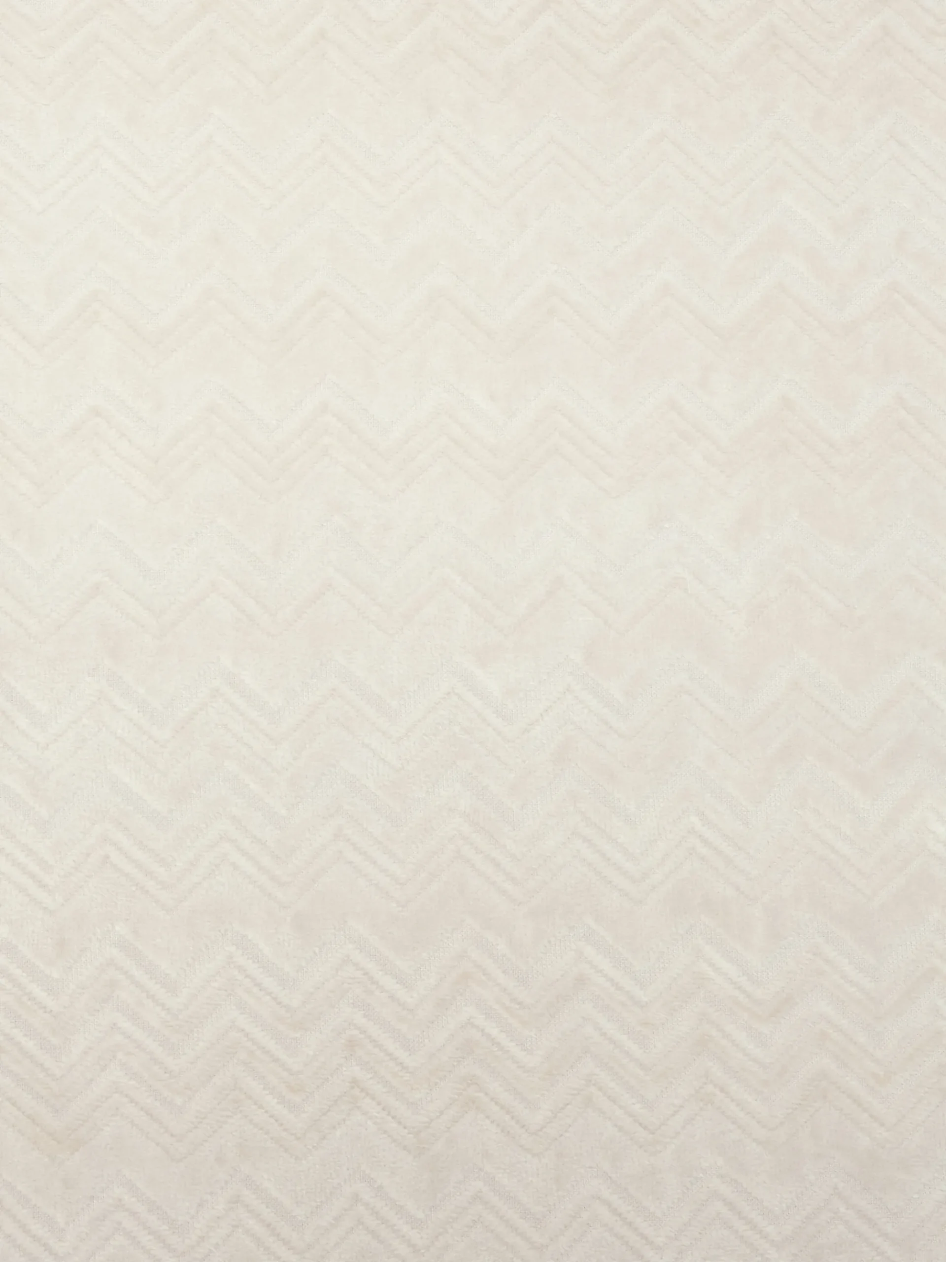 Chalk 150x100 cm beach towel in zigzag cotton terry cloth