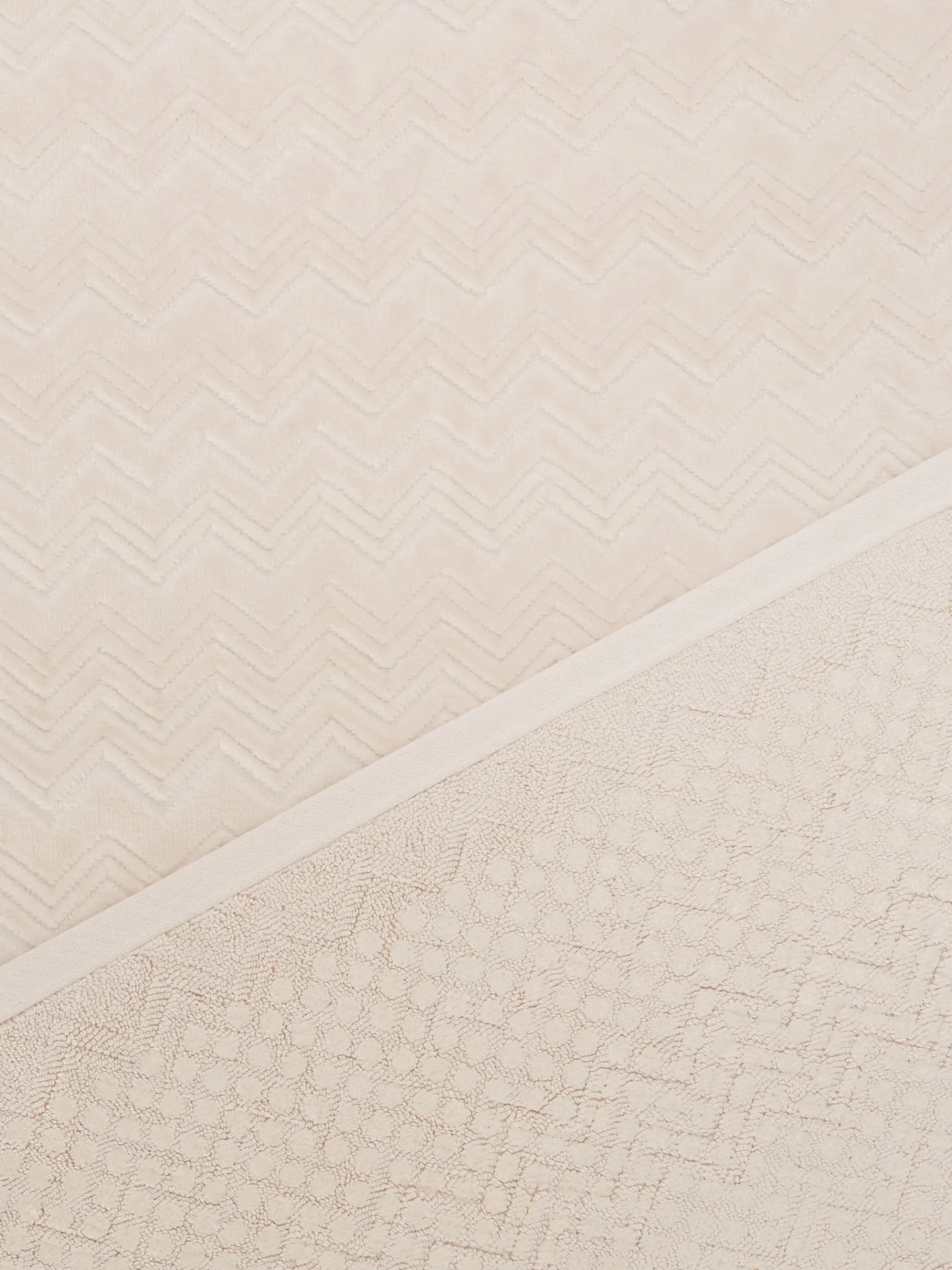 Chalk 60x90 cm cotton zigzag bath mat