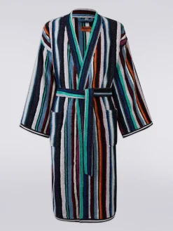 Chandler terry bathrobe with lurex