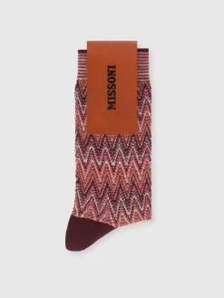 Chevron cotton socks