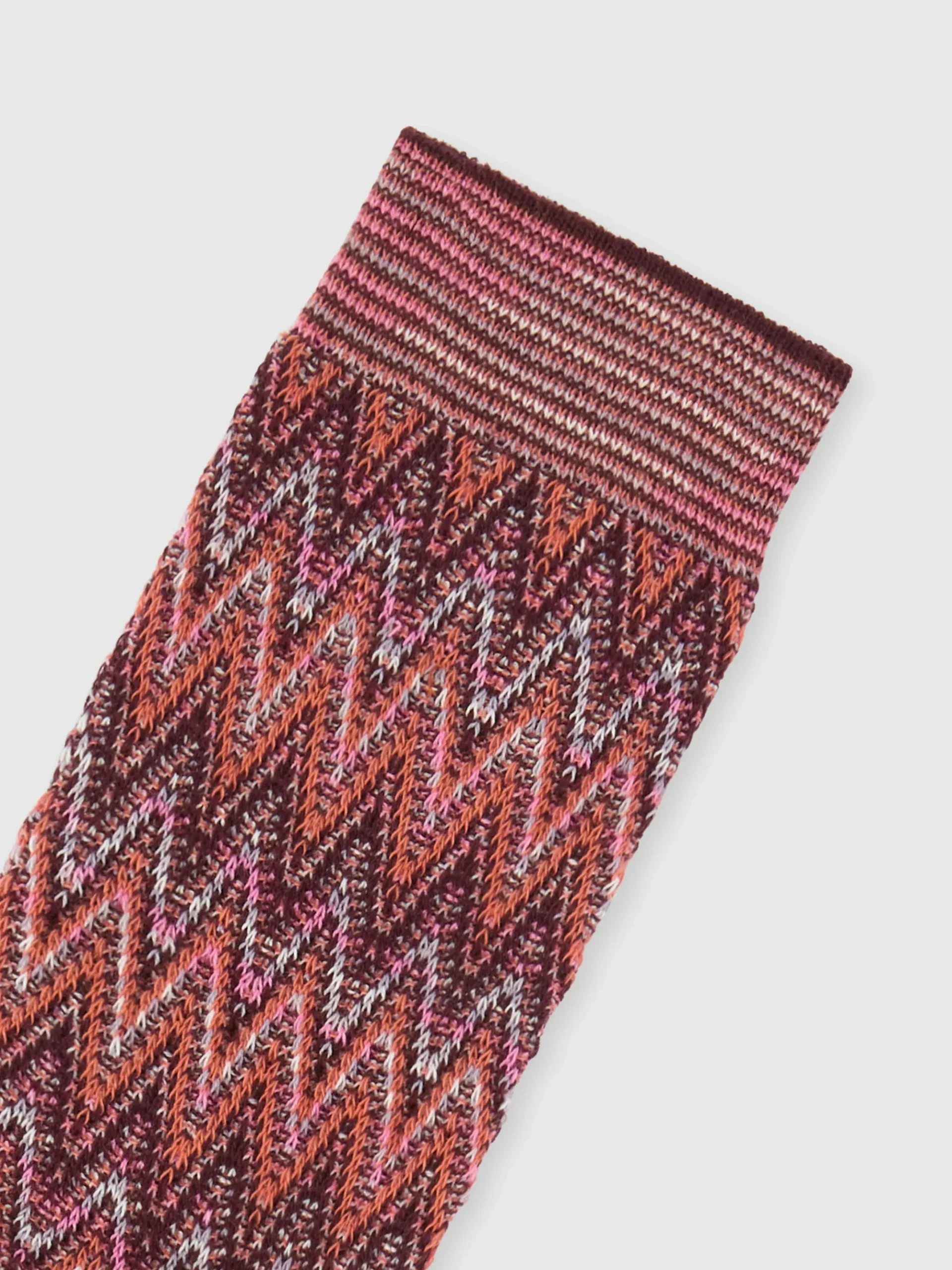 Chevron cotton socks