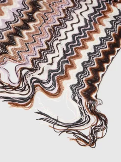 Chevron viscose scarf
