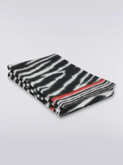 Cleopatra 130x190 cm plaid blanket in animalier wool