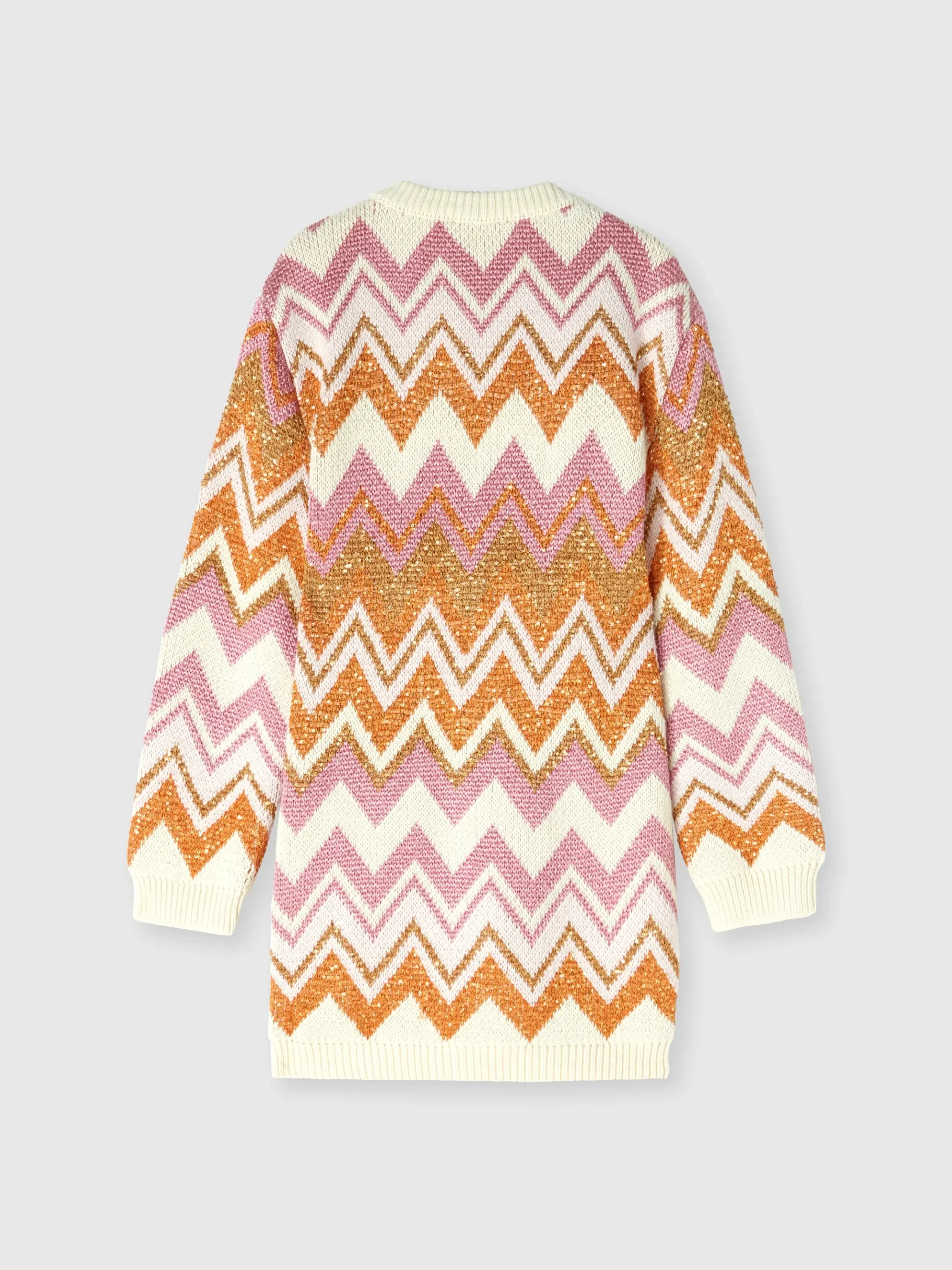 Cotton and cashmere lamé blend cardigan