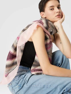 Cotton and silk shawl