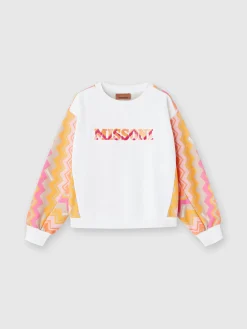 Cotton crewneck sweatshirt