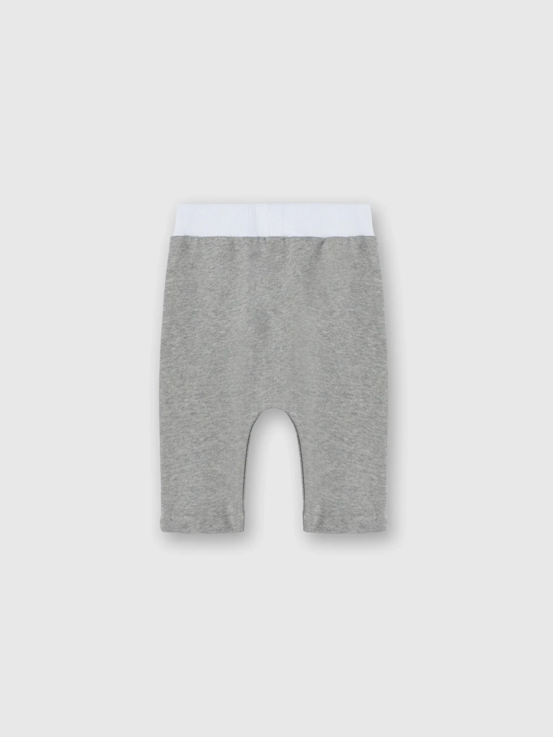 Cotton joggers with embossed logo print