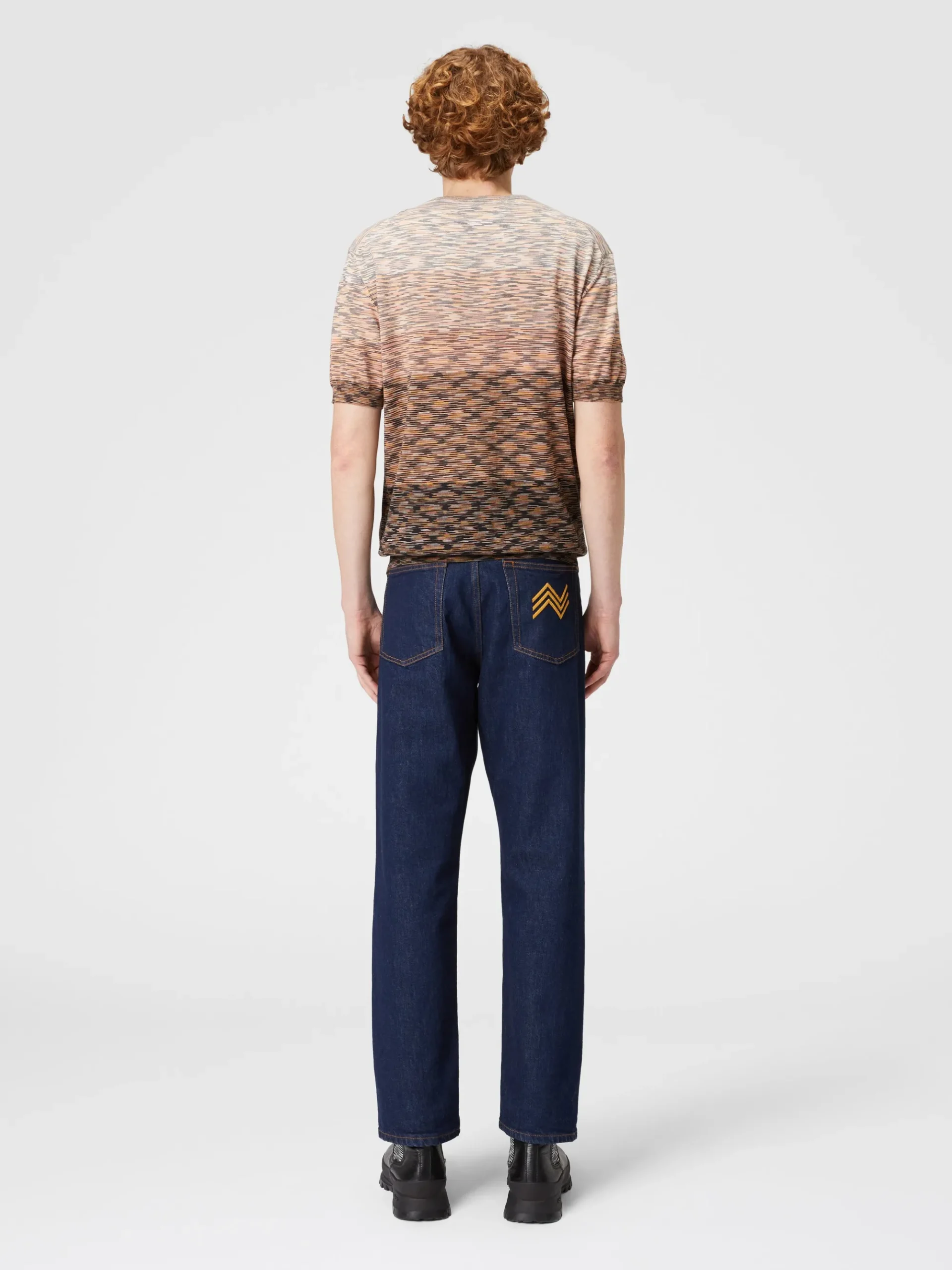Cotton slub knit T-shirt