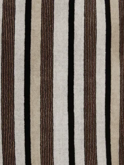 Craig striped cotton terry bathrobe