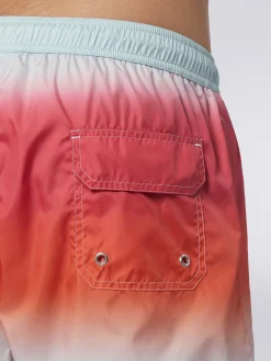 Dégradé print swimming trunks