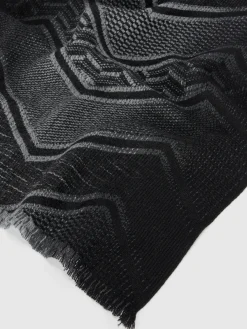 Dégradé wool blend scarf