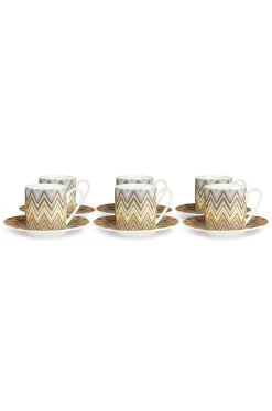 Jarris Set of 6 coffee cups & saucers