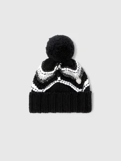 Lamé wool blend hat
