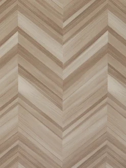 Layers 40x40x40 cm footstool cube in chevron cotton sateen