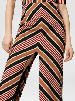 Long skirt with mazxi-slit in cotton and viscose