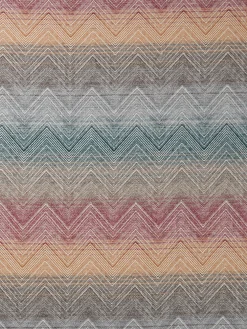 Marea 130x190 cm wool plaid blanket with chevron pattern