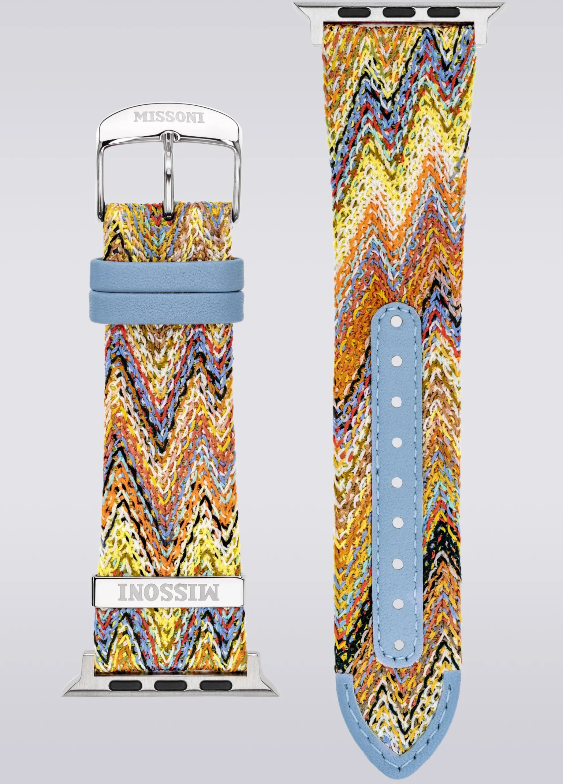 Missoni Fabric 24 mm Apple watch compatible strap