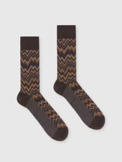 Mountain cotton blend socks