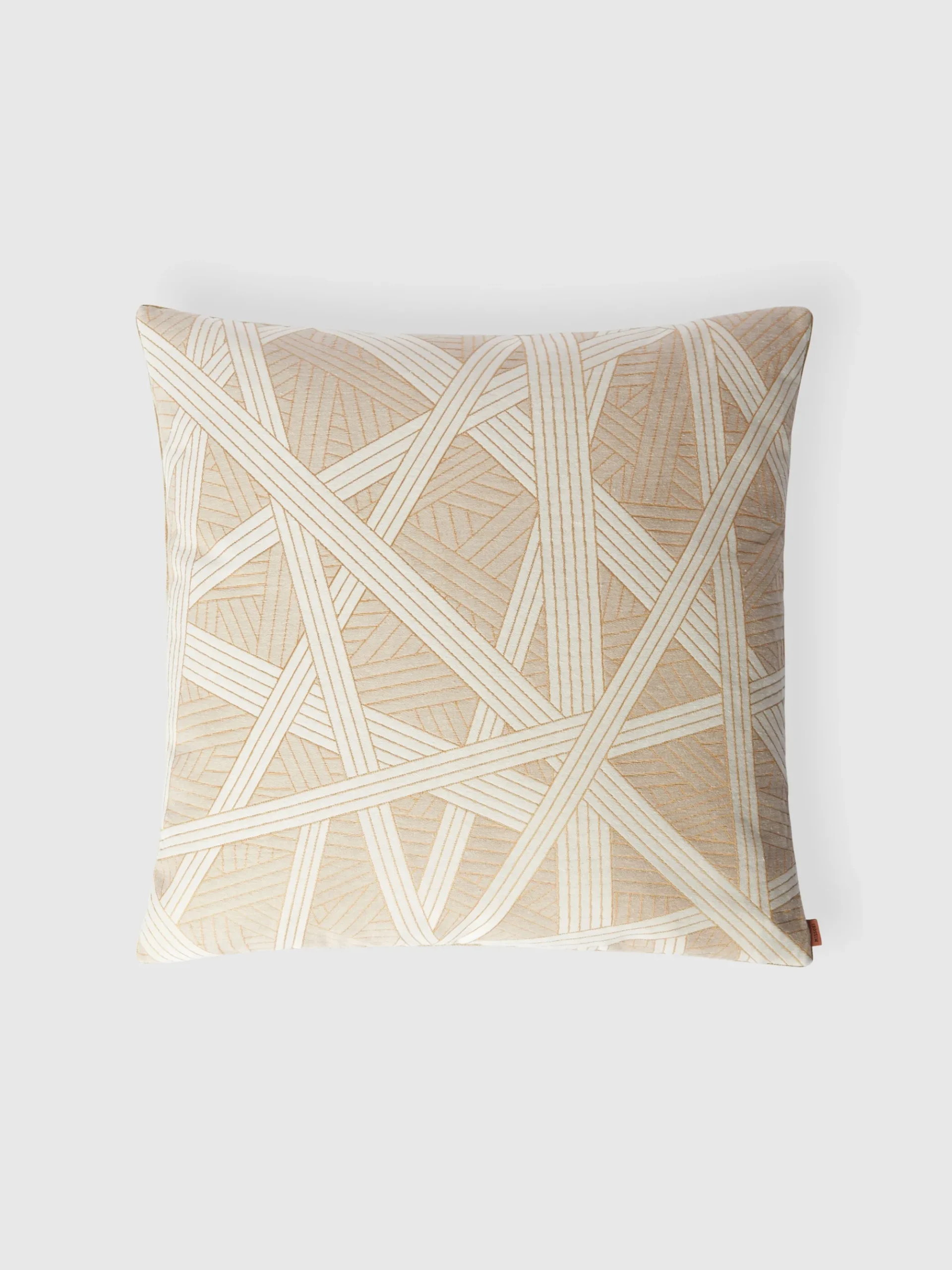 Nastri cushion 60x60 cm with contrasting stitching