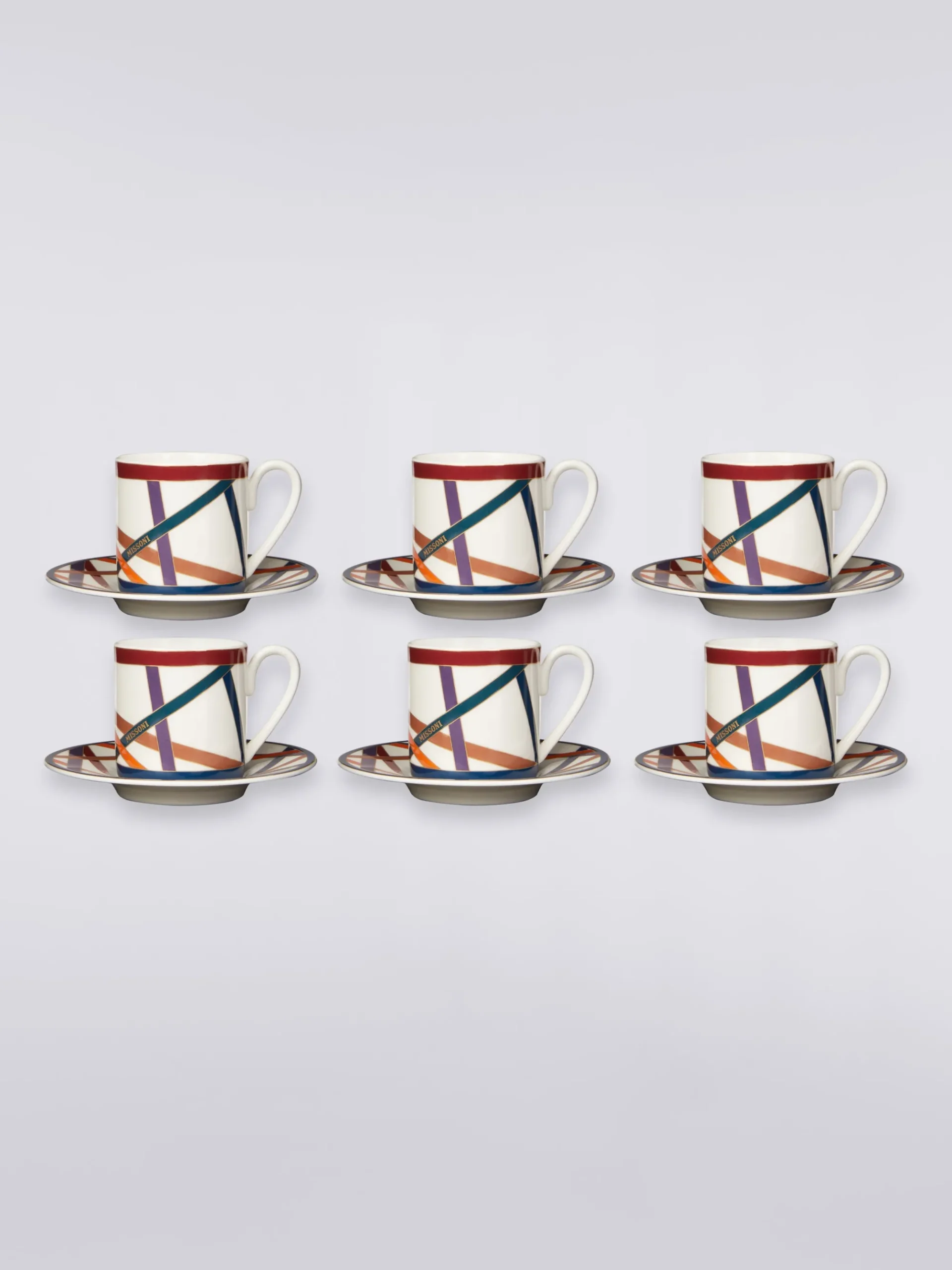 Nastri Set of 6 coffee cups & saucers