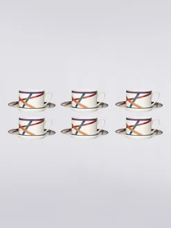 Nastri Set of 6 tea cups & saucers