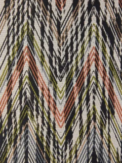 NY cylindrical pouffe 40x30 cm with chevron pattern