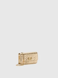 On-chain wallet in zig zag leather