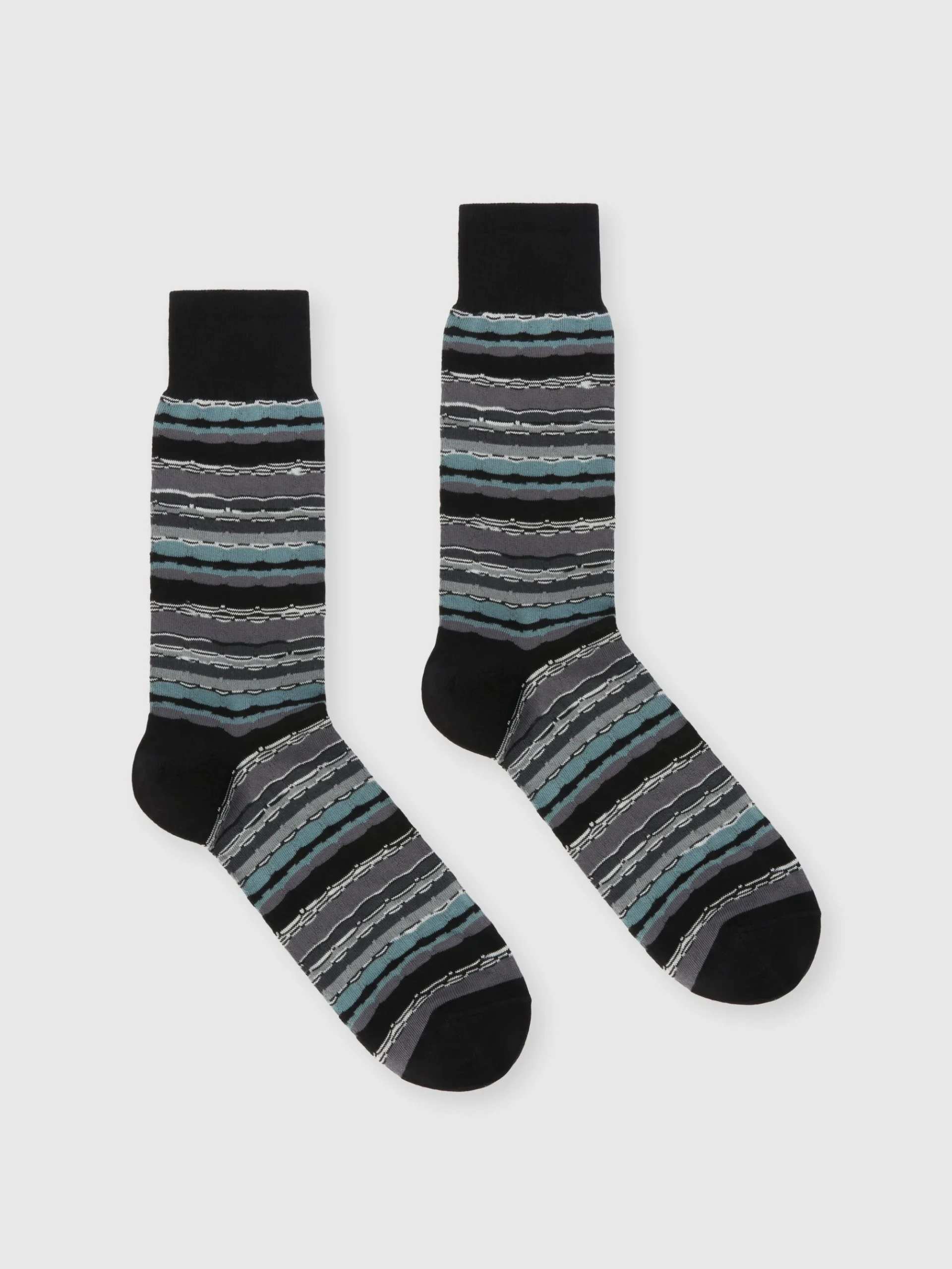 Patterned cotton blend socks