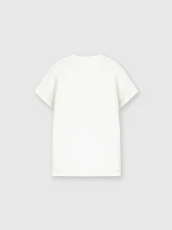 Pure cotton crewneck T-shirt