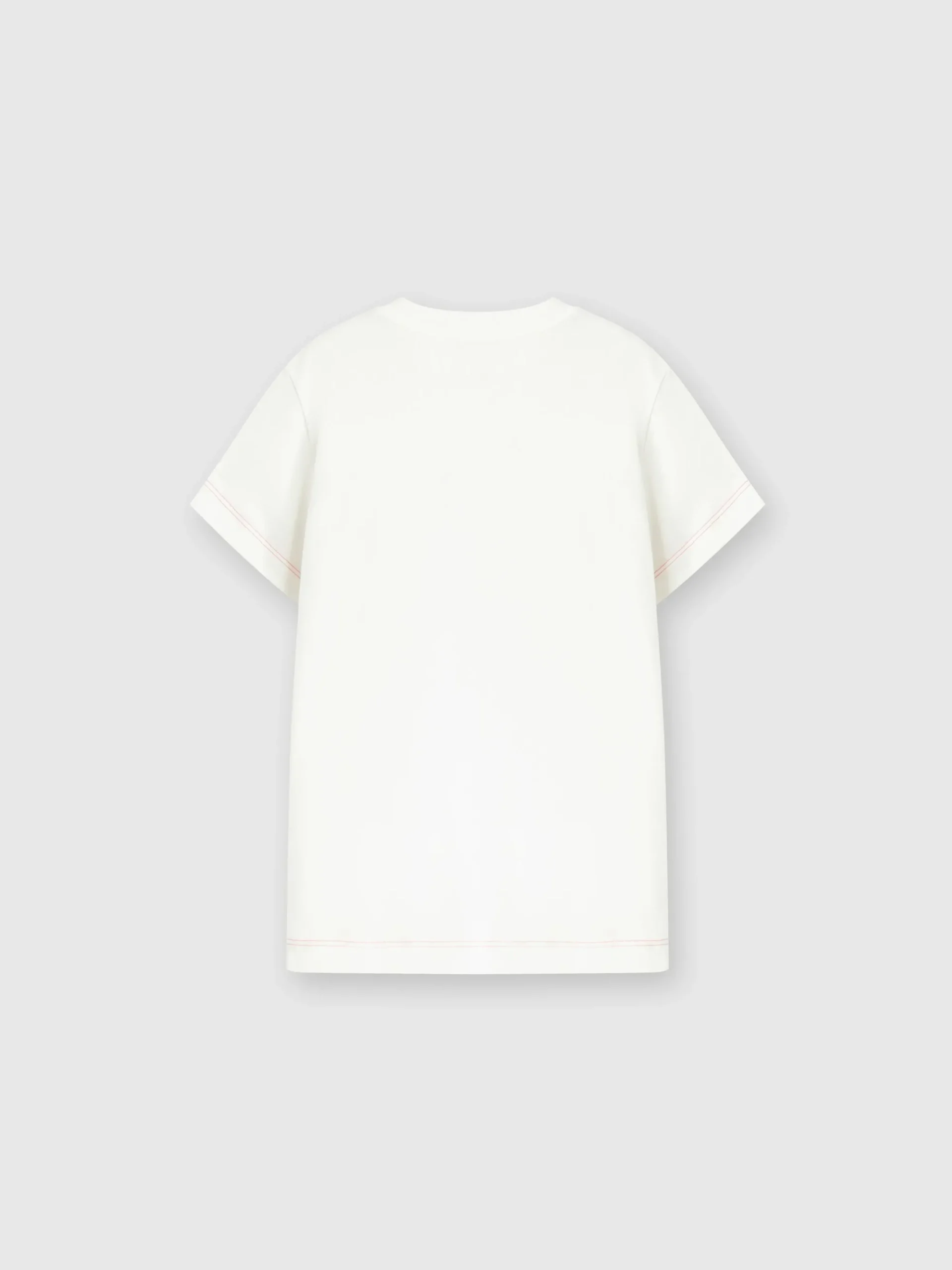 Pure cotton crewneck T-shirt