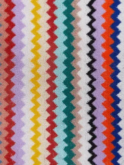 Riverbero 150x100 cm bath towel in zigzag cotton terry cloth