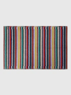 Riverbero 60x90 cm cotton zigzag bath mat