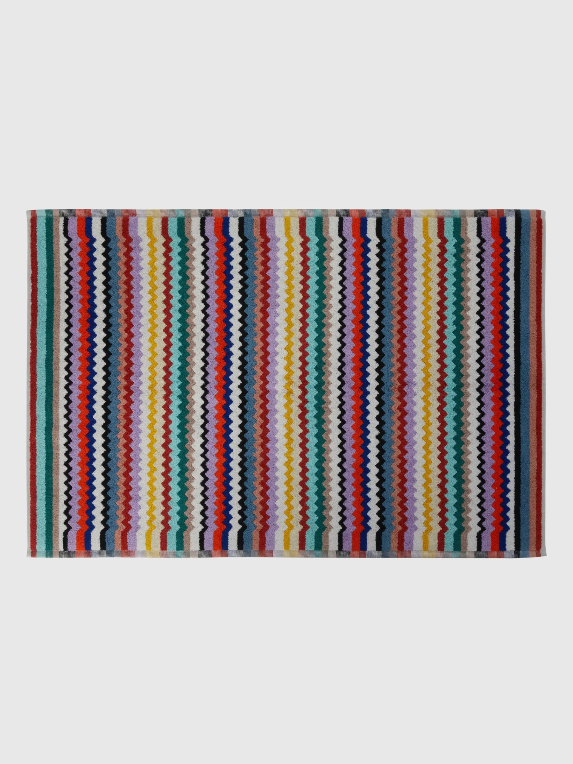 Riverbero 60x90 cm cotton zigzag bath mat