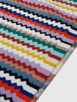 Riverbero 60x90 cm cotton zigzag bath mat