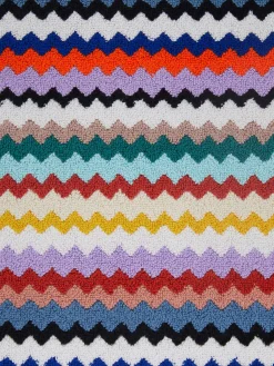 Riverbero 60x90 cm cotton zigzag bath mat