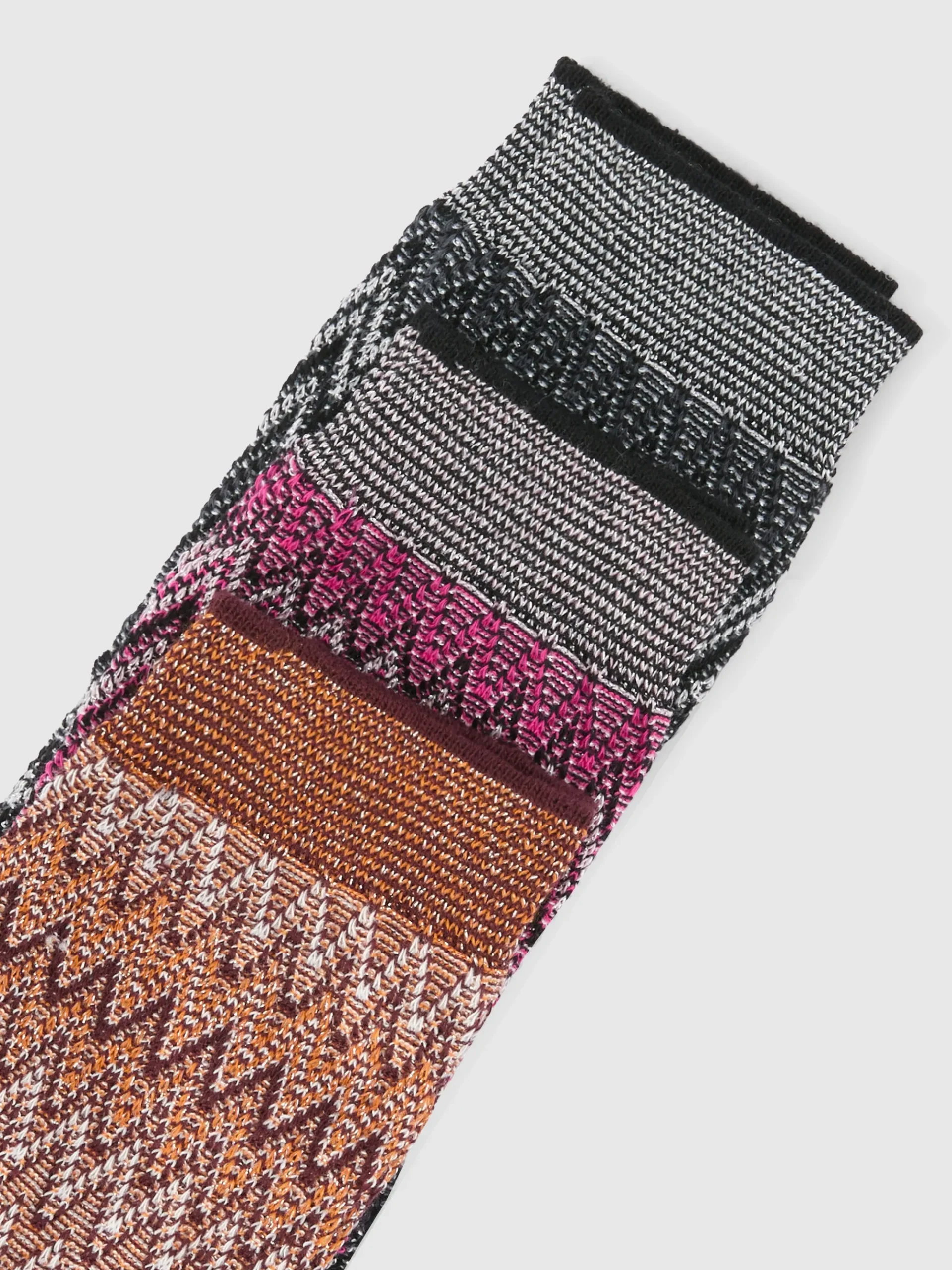 Set of 3 zig zag socks