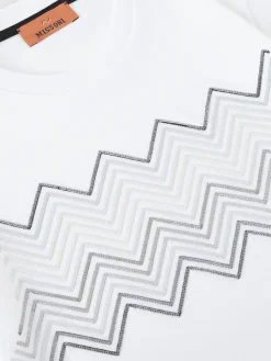Short-sleeved cotton crewneck T-shirt