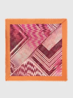Silk and cotton shawl