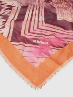 Silk and cotton shawl