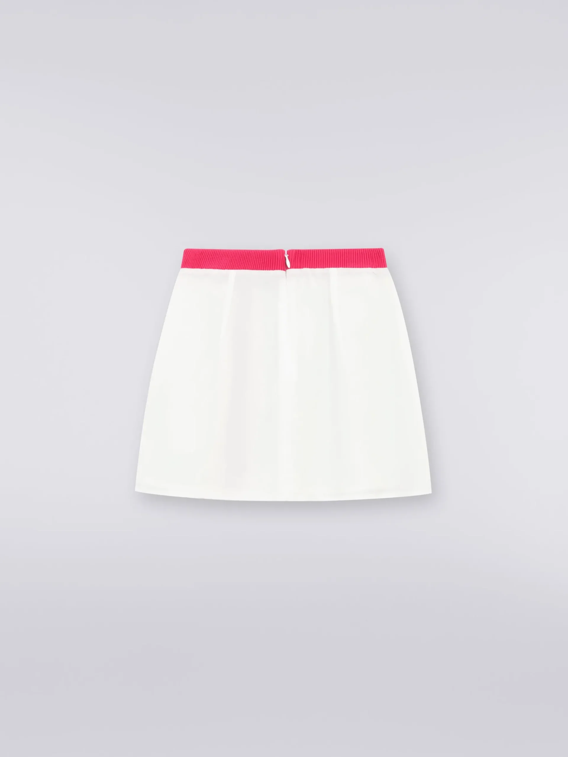 Silk and technical fabric skirt