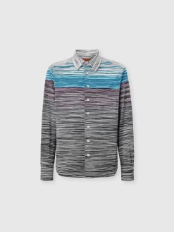 Slub cotton jersey shirt