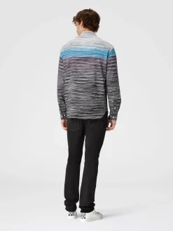 Slub cotton jersey shirt