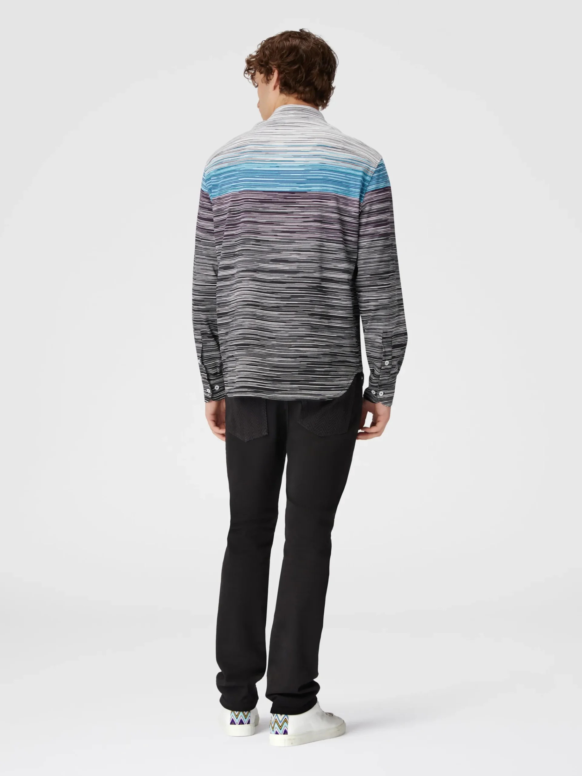 Slub cotton jersey shirt