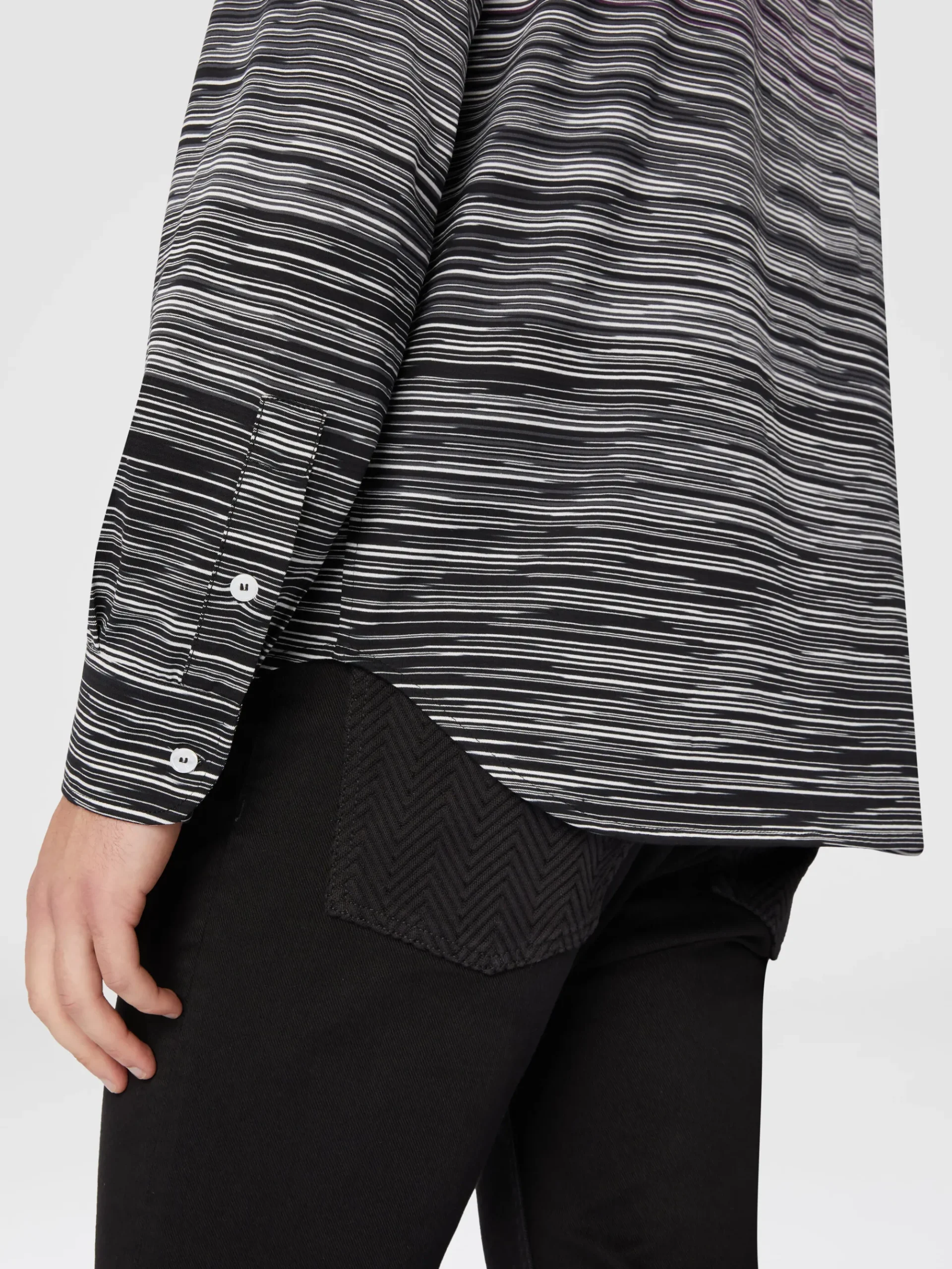 Slub cotton jersey shirt