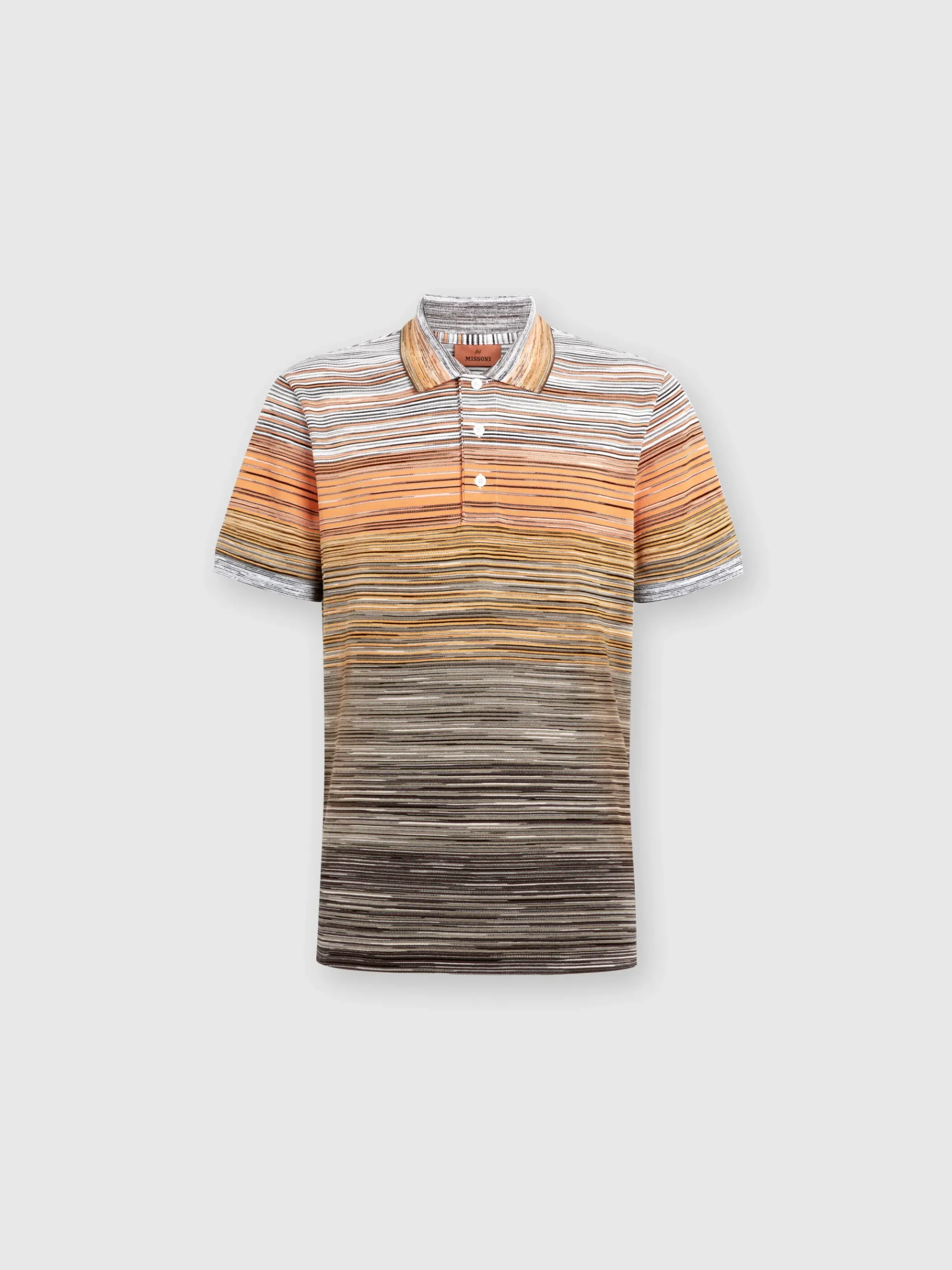 Slub cotton piqué polo shirt
