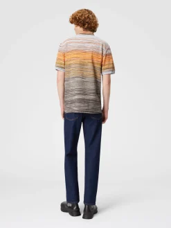 Slub cotton piqué polo shirt